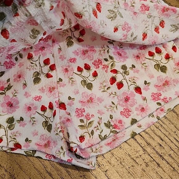 Floral Skort Set Short Skirt, Headband And Top 6X - Picture 11 of 15